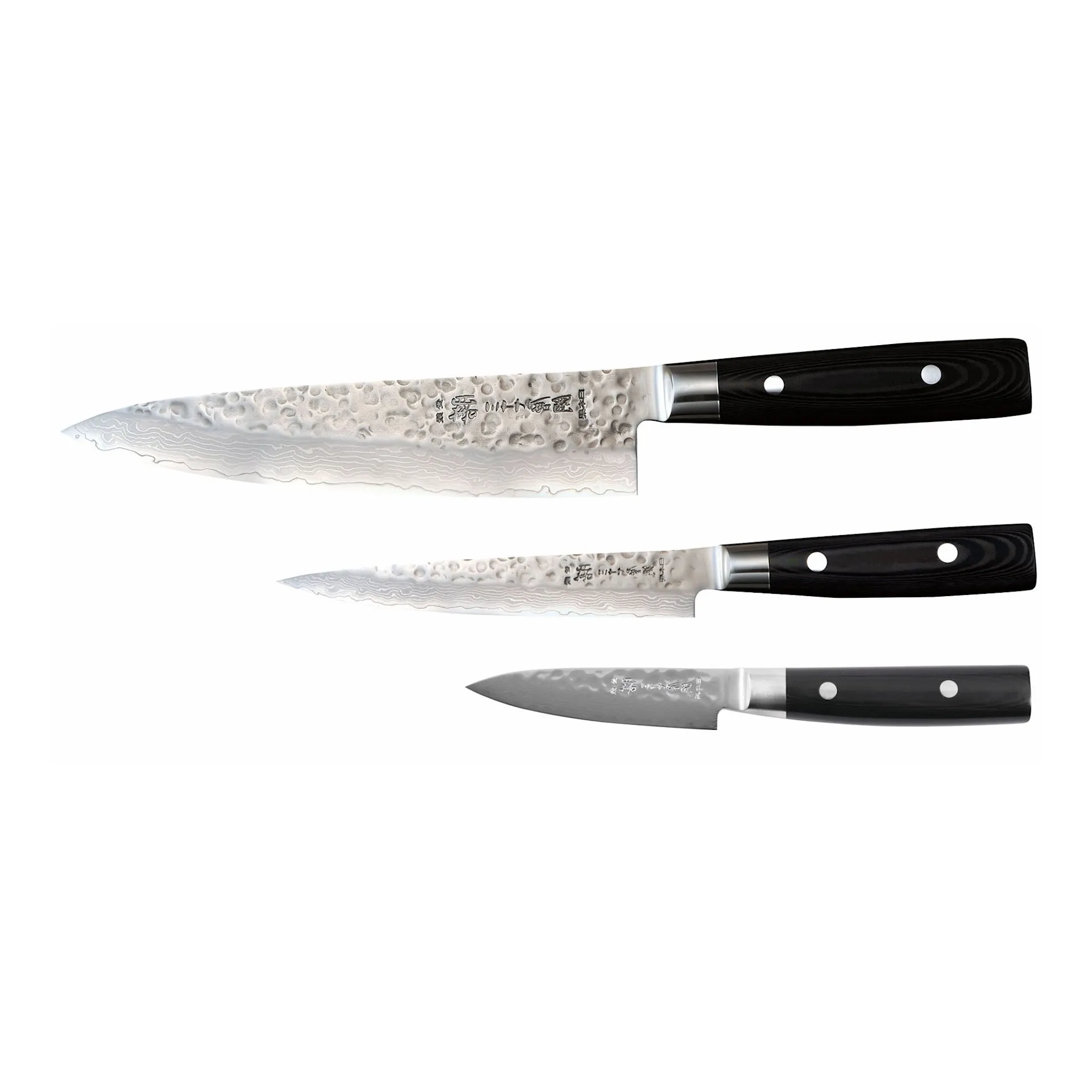 Yaxell Zen Set 3-Part Chef's Knife 20 cm, Utility Knife 15 cm, Paring Knife 10 cm - Yaxell - NO GA