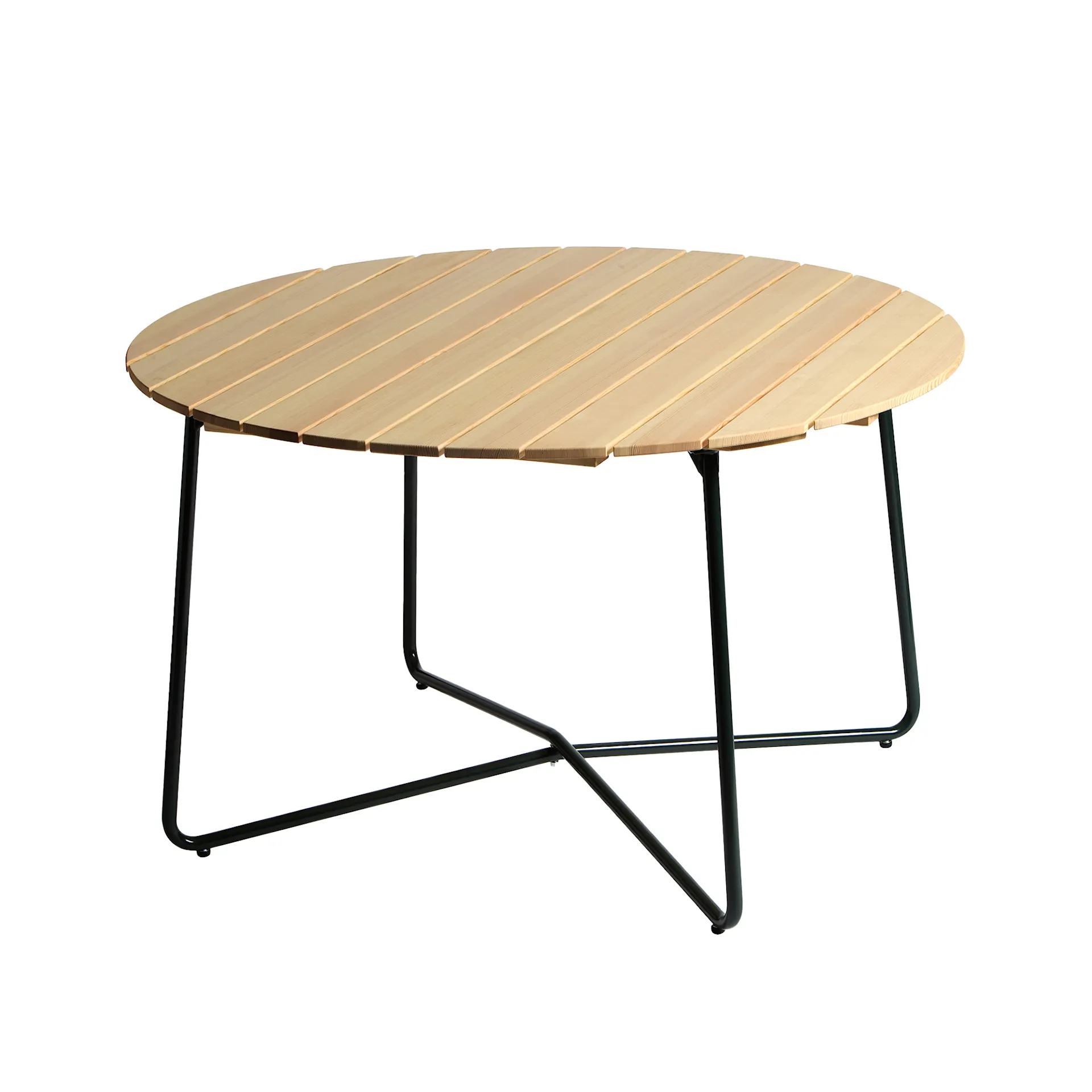 Table 9A Ø120cm green frame - Grythyttan Stålmöbler - NO GA