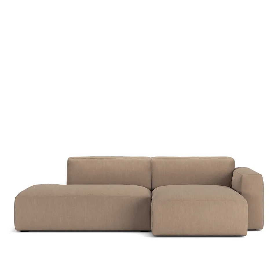 Brick 2-Seater Chaise Lounge Open End Left