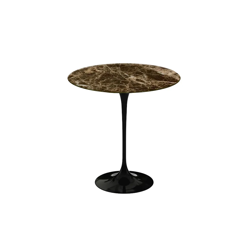 Saarinen Round sivupöytä Ø 51 cm Black