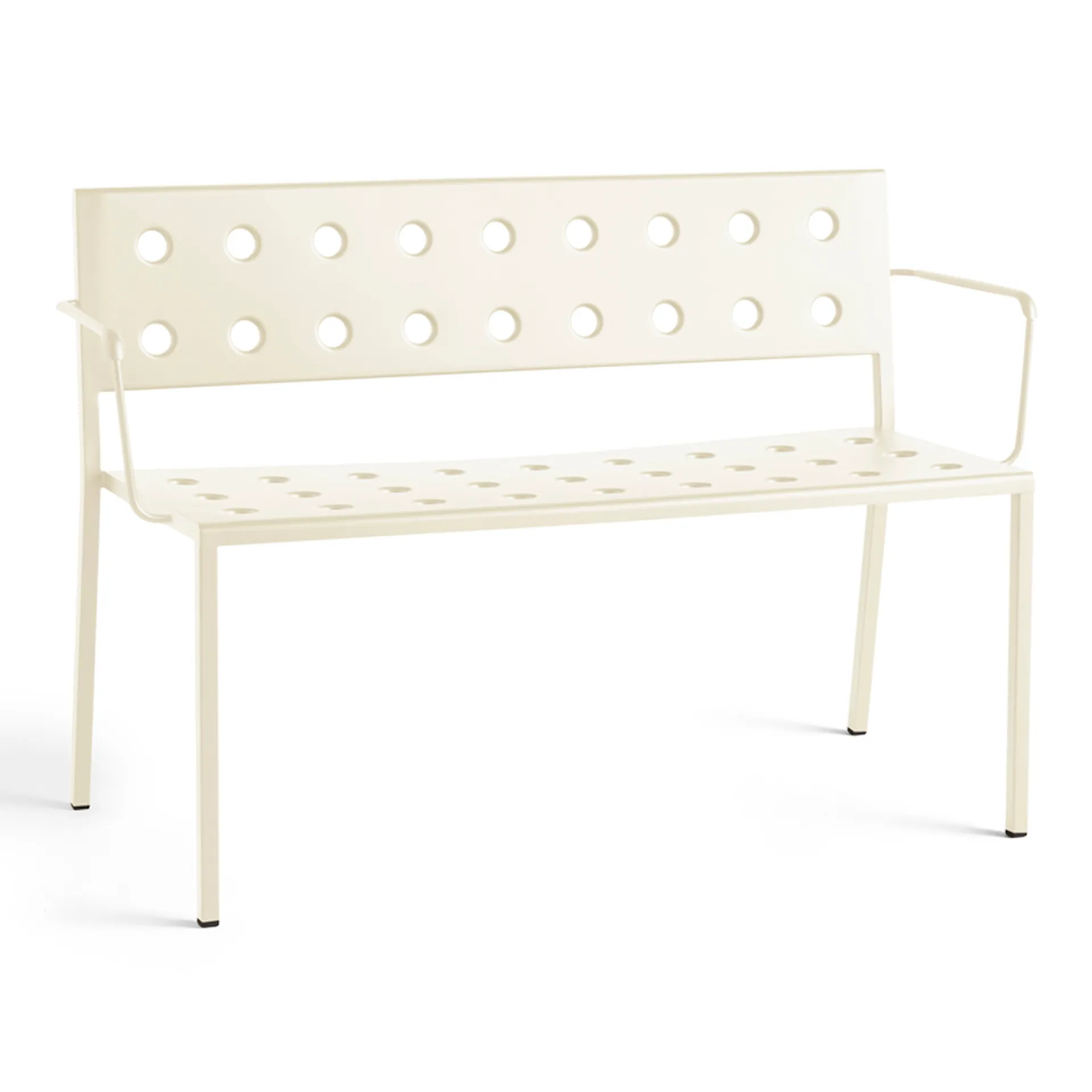 Balcony Outdoor Dining Bench With Armrests - HAY - Ronan & Erwan Bouroullec - NO GA