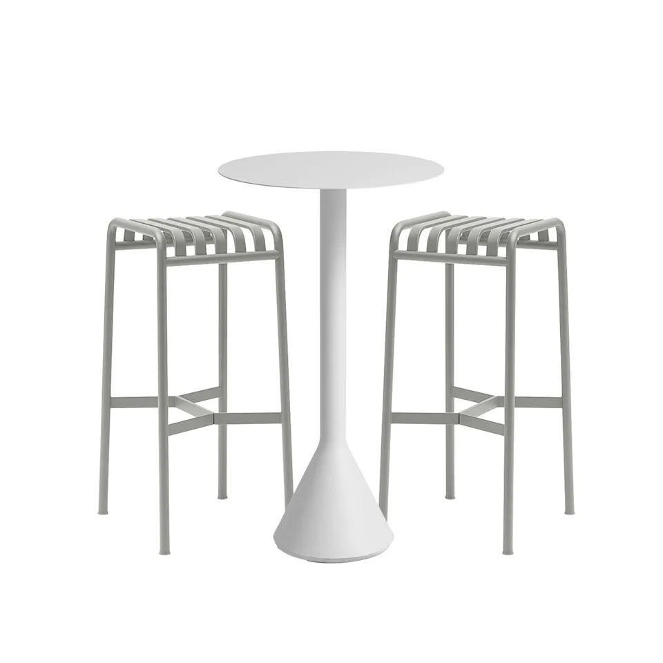 Palissade cone barbord & 2 barstole