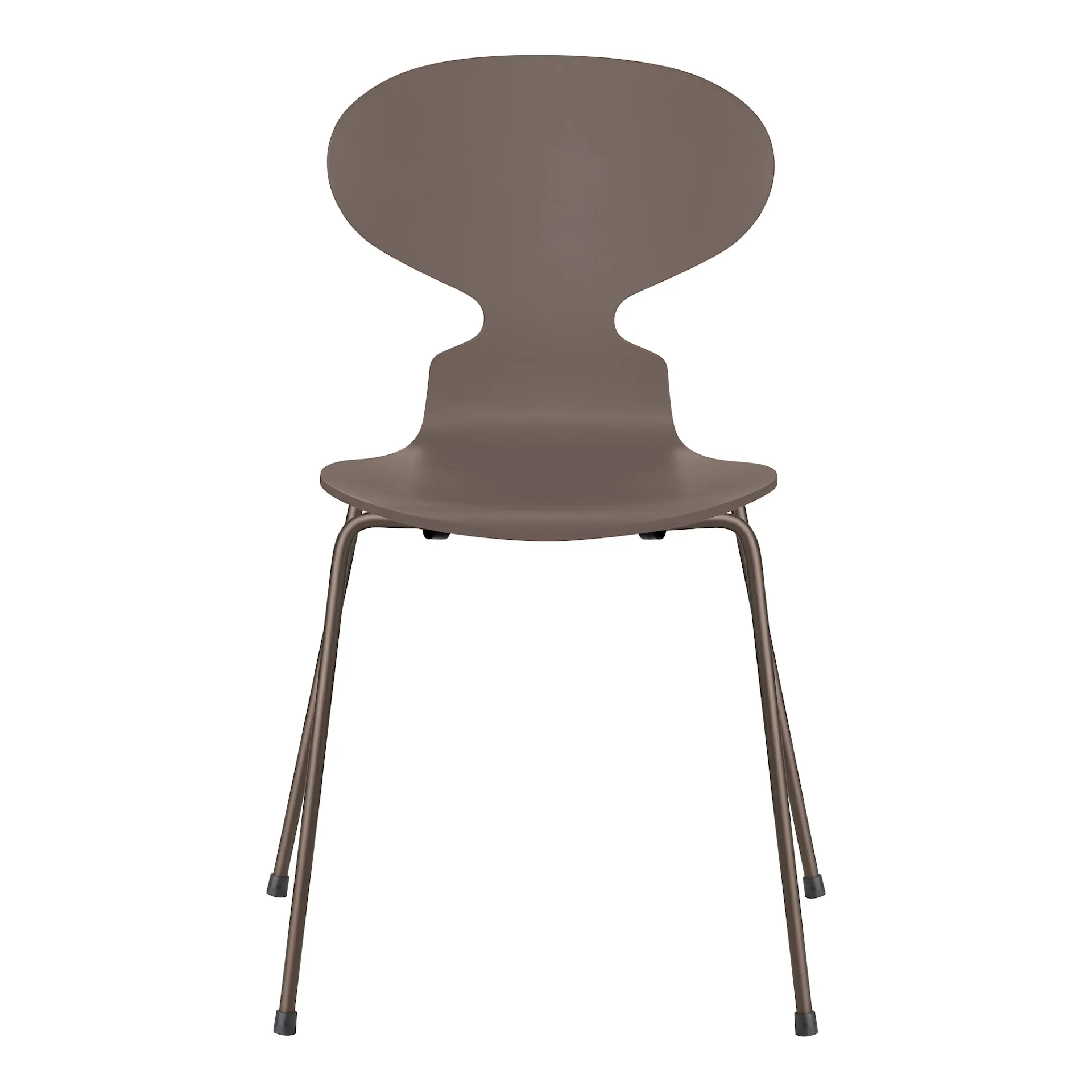 Ant 3100 colored ash veneer steel frame brown bronze - Fritz Hansen - Arne Jacobsen - NO GA