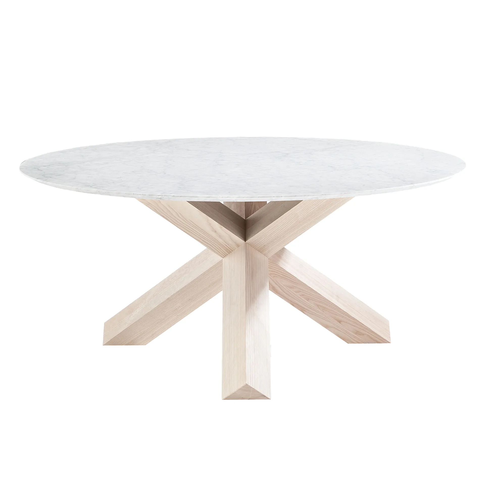 452 La Rotonda table Natural Ashwood - Cassina - Mario Bellini - NO GA