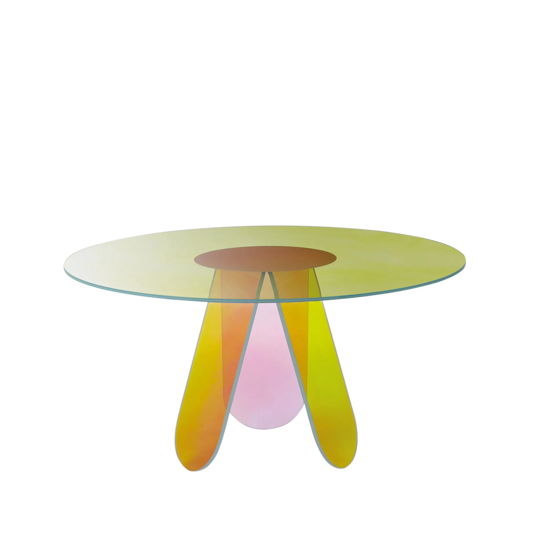 Shimmer Round Table - Glas Italia - Patricia Urquiola - NO GA