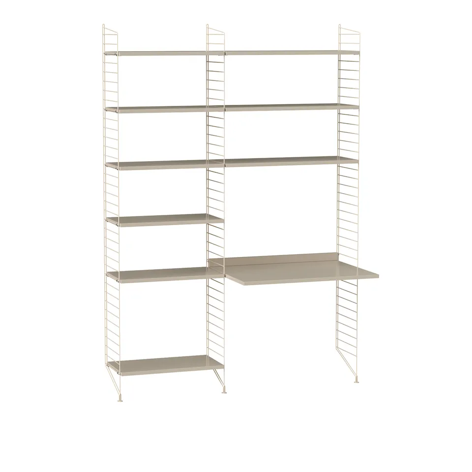 Kontor reolsystem B beige/beige