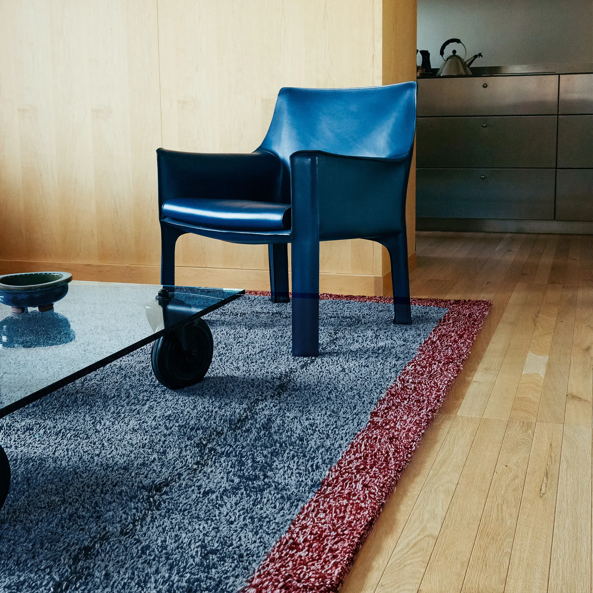 Ryya 01 Blue Rya Rug - 9