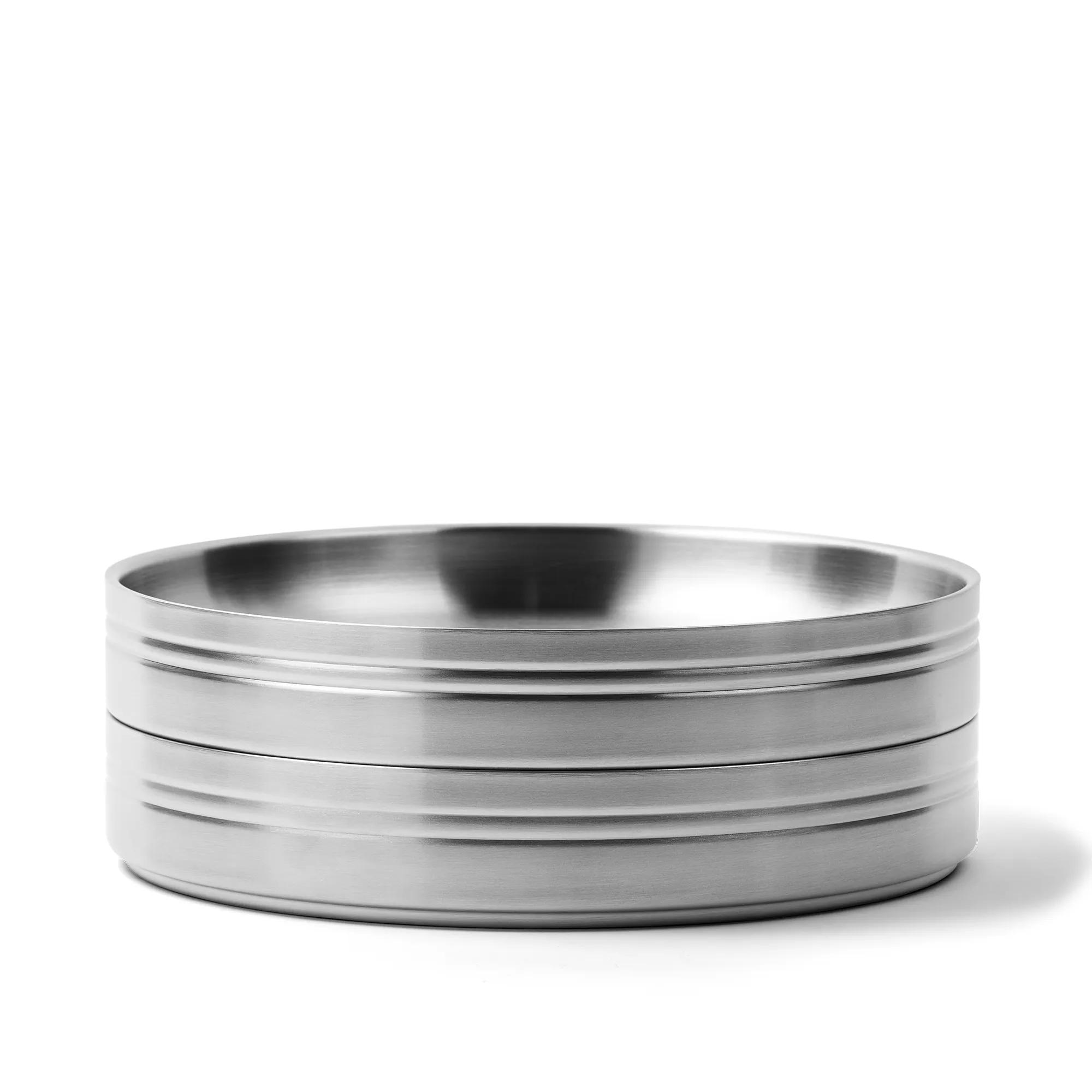Stainless Steel pastaborden - Set van 2 - 4