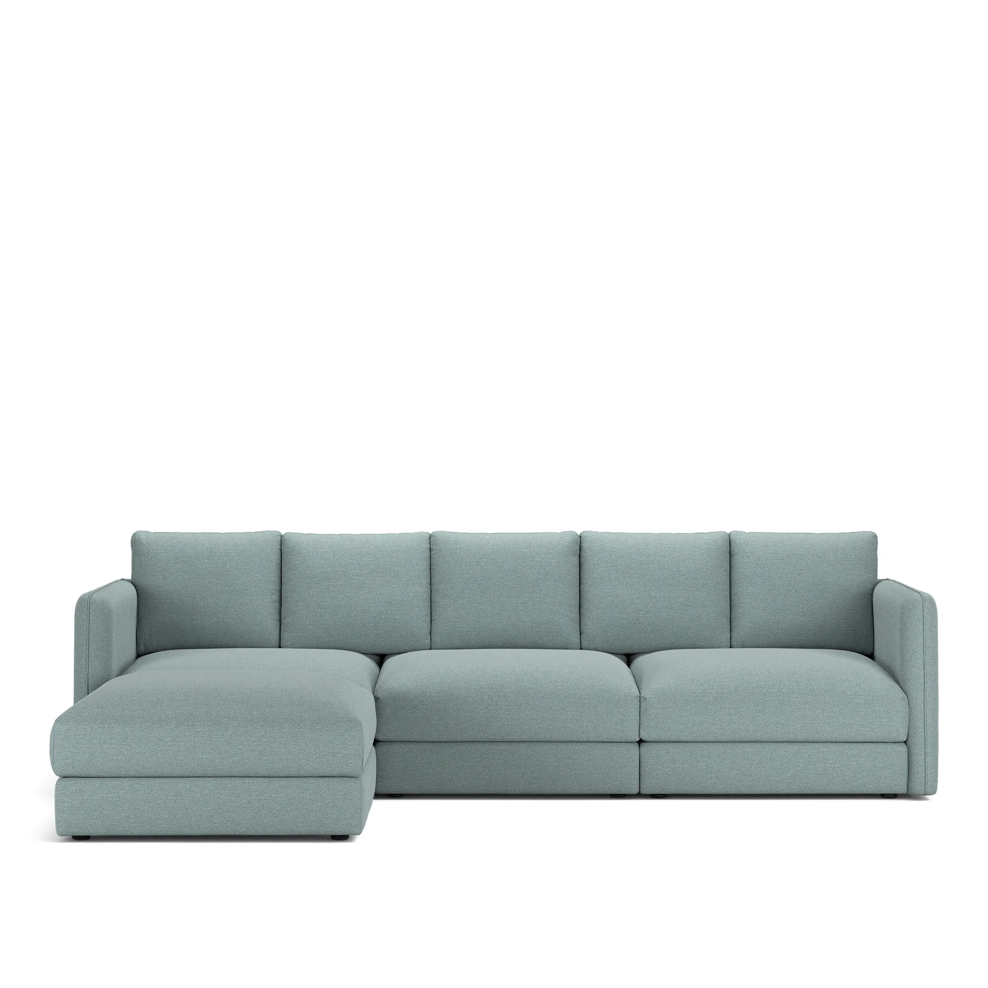 Pavarotti 02 3-personers sofa med fodskammel - 1