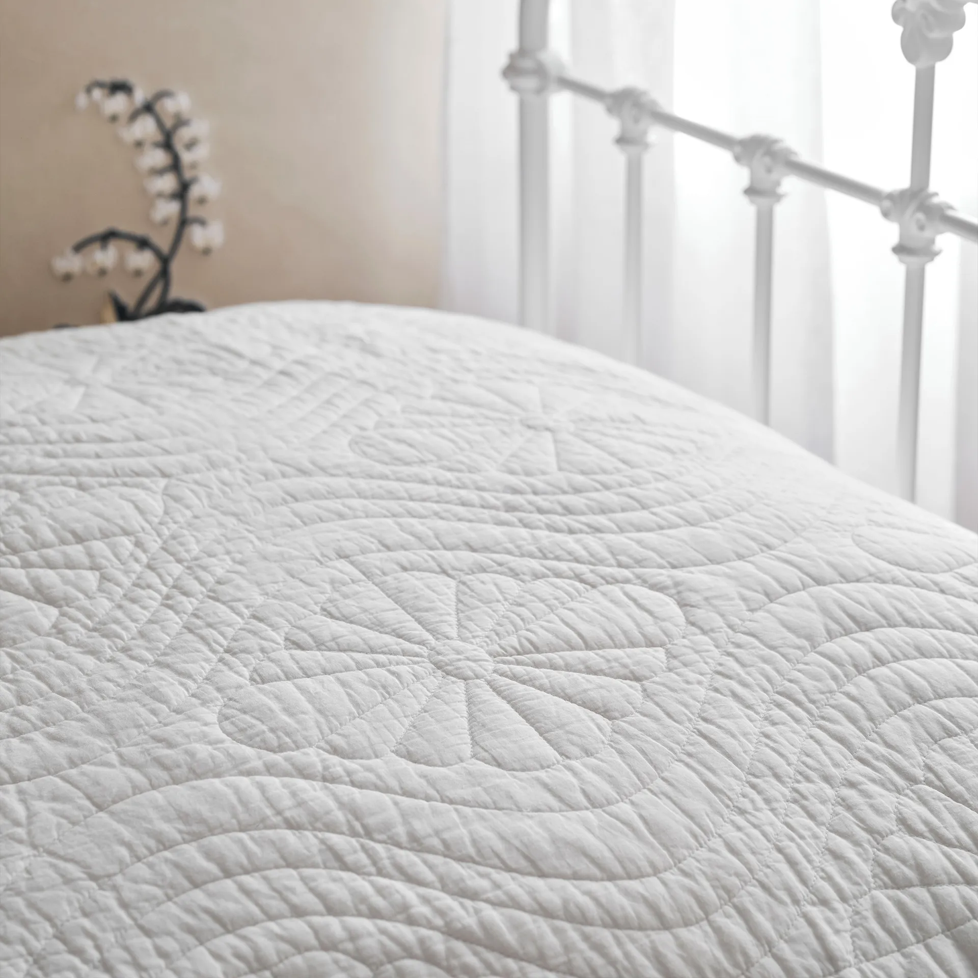 Durham Day Bedspread Ivory - Mille Notti - NO GA