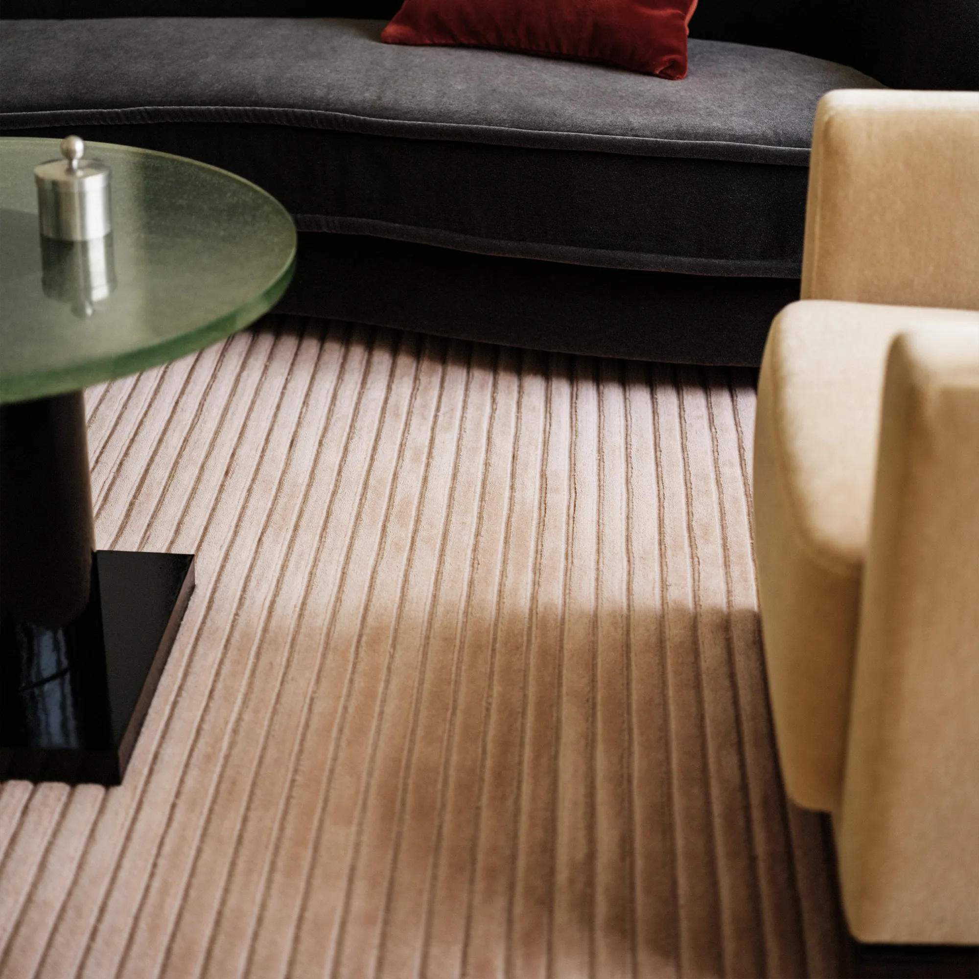 Park 02 Rose Wool Rug - 6