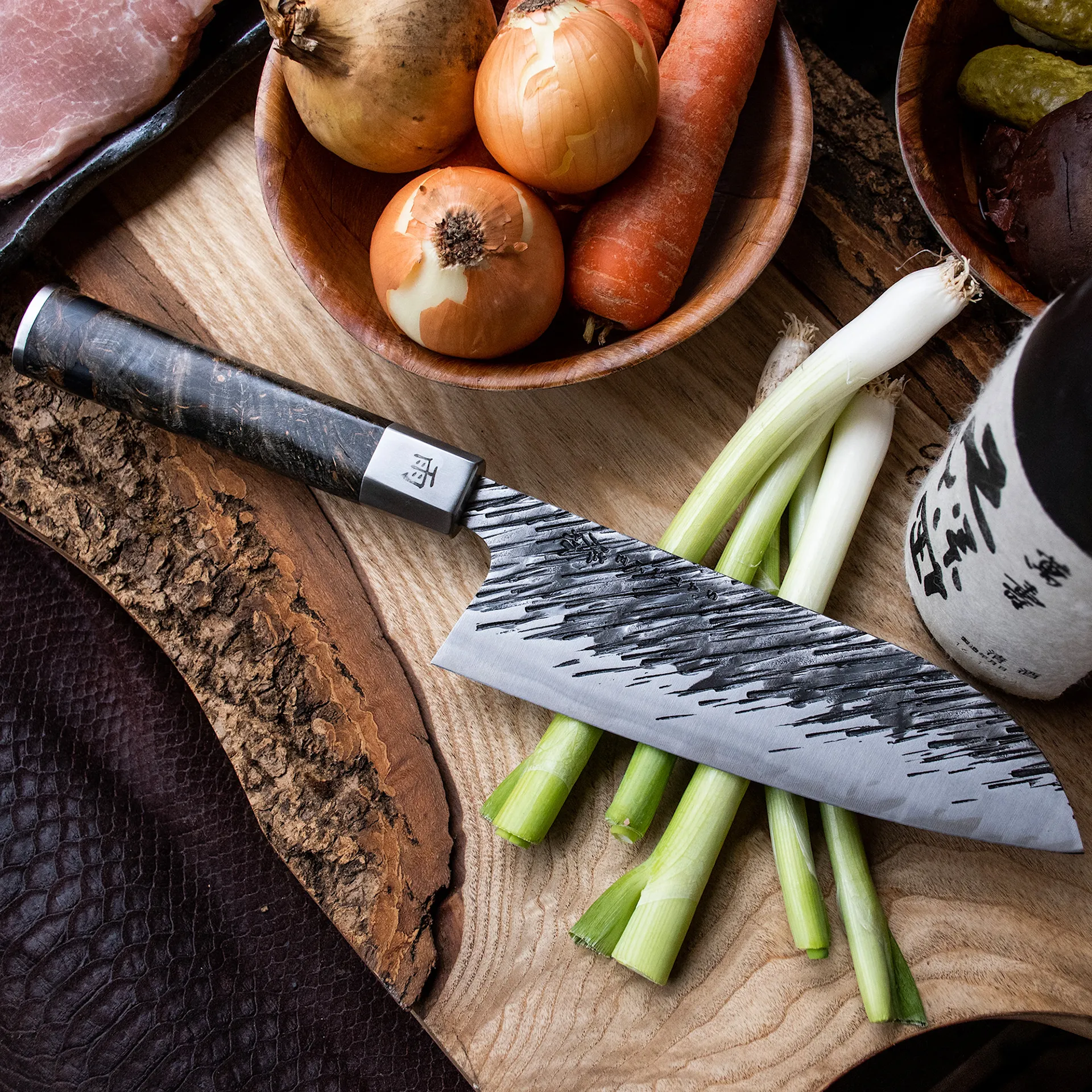 Ame Santoku Kokkekniv 18 cm - Satake - NO GA