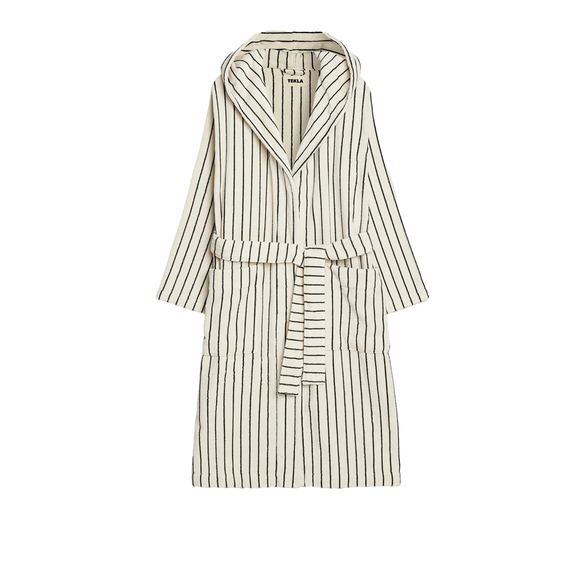 Hooded Bathrobe Racing Green - 1