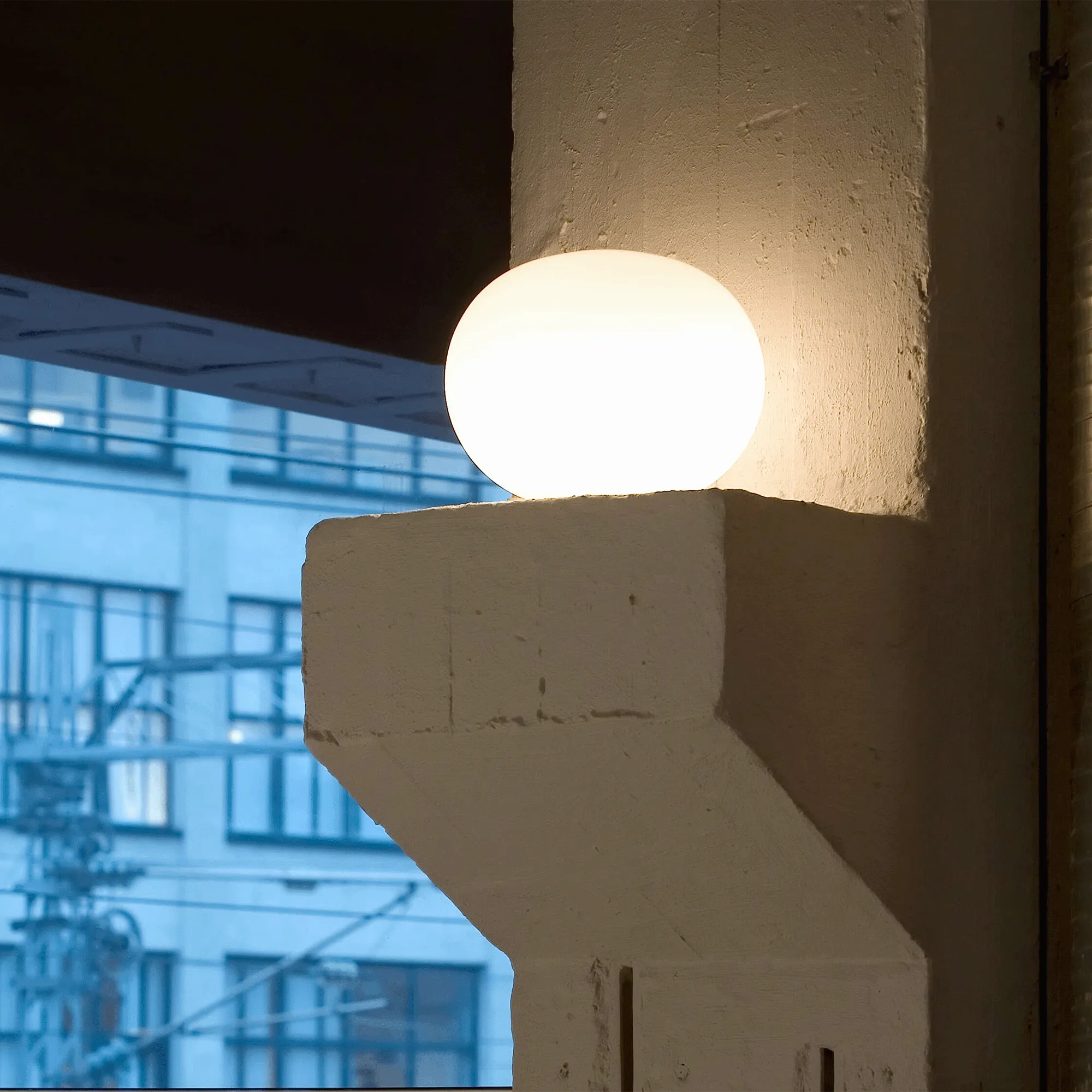 Glo-Ball opal diffuser Grey Base - 2