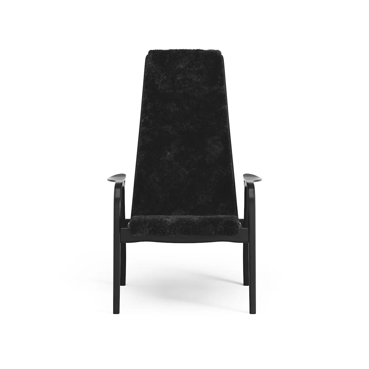 Lamino Armchair Black-glazed Beech