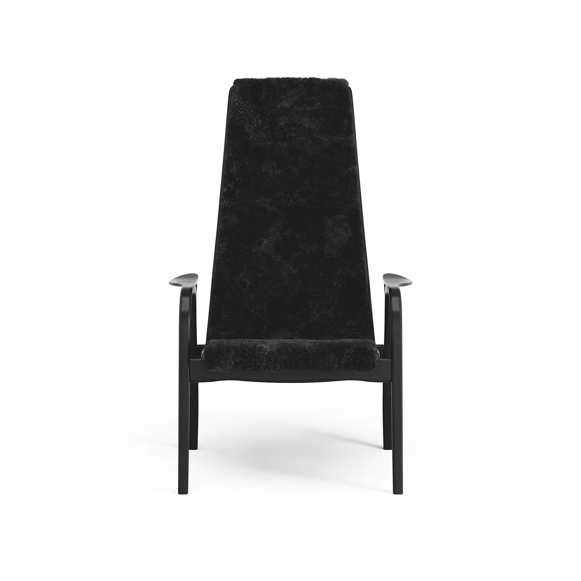 Lamino Armchair Black-glazed Beech - Swedese - Yngve Ekström - NO GA