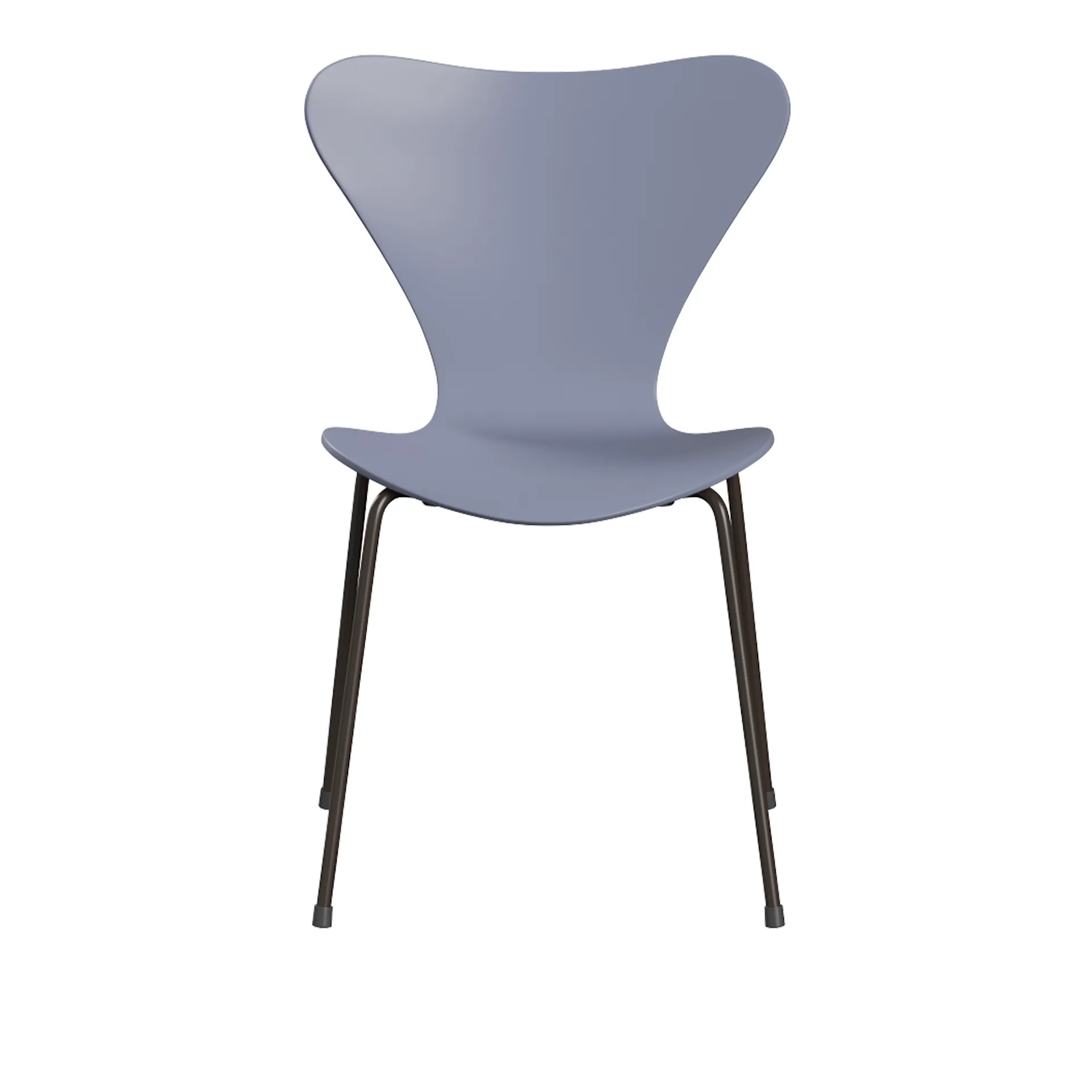 Series 7 chair 3107 beech veneer steel frame brown bronze - Fritz Hansen - Arne Jacobsen - NO GA