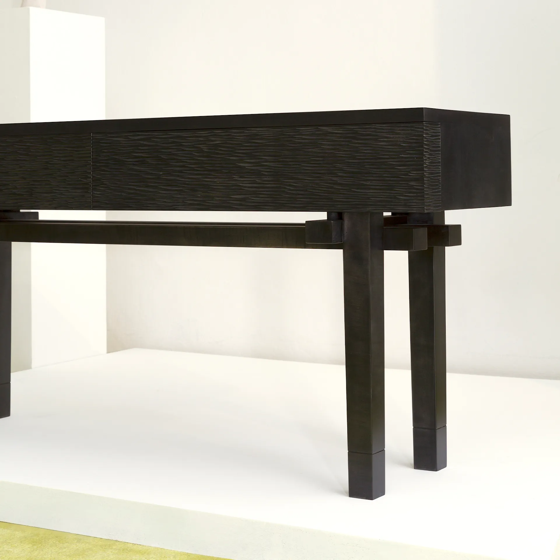 Kiam console console table with drawers black-stained maple - Zanat - NO GA