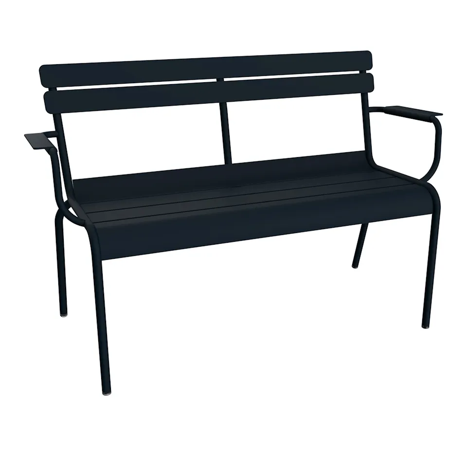 Luxembourg 2-Seater Garden Bench - Deep Blue