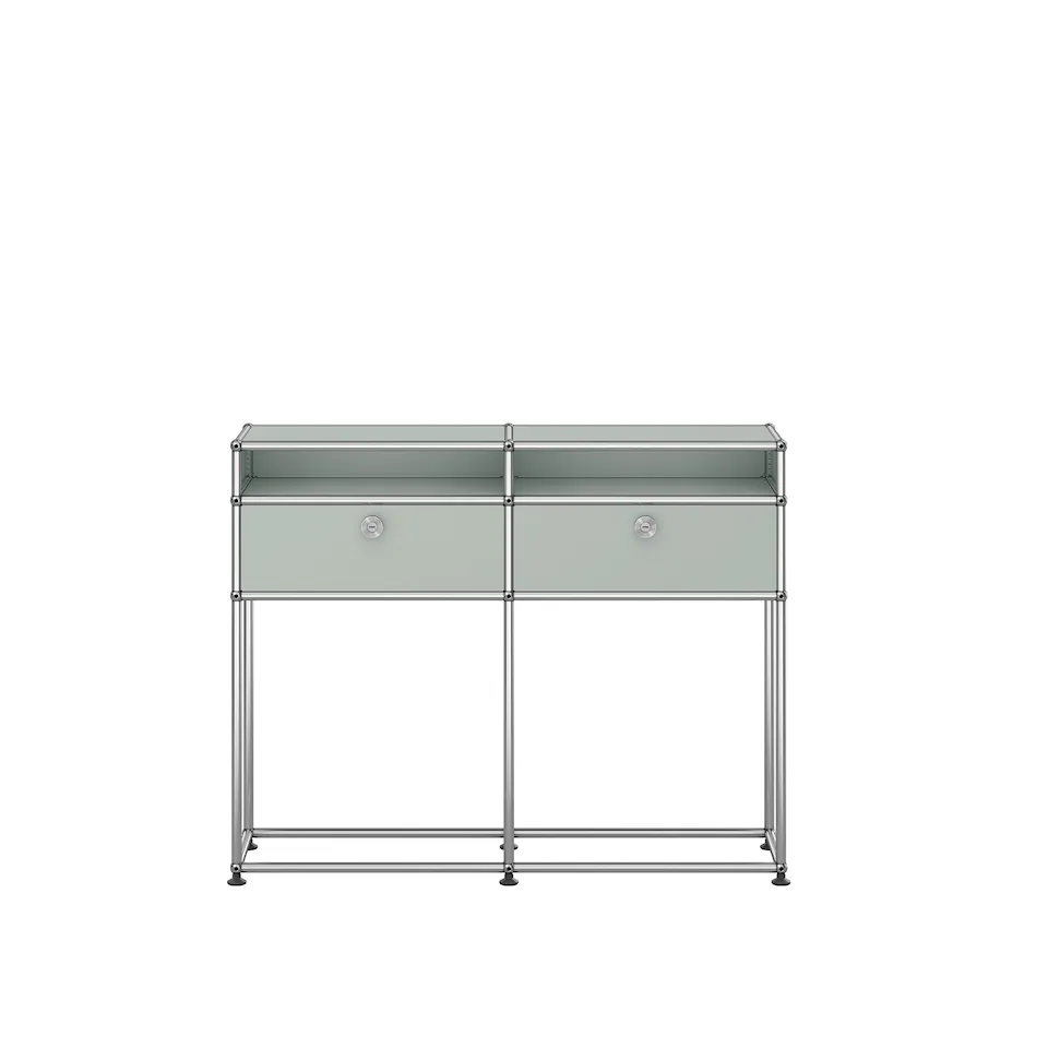 USM Haller 94 Shelving, USM Matte Silver