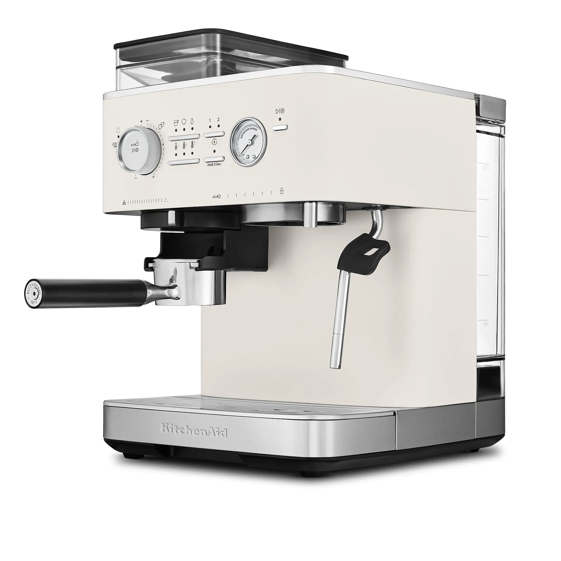 Semi-automatic espresso machine with grinder porcelain white 5KES6551EPL - KitchenAid - NO GA