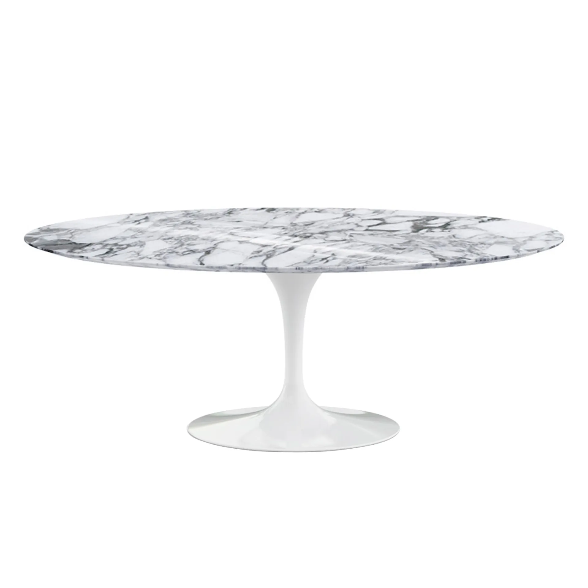 Saarinen Oval Table - White - Knoll - Eero Saarinen - NO GA