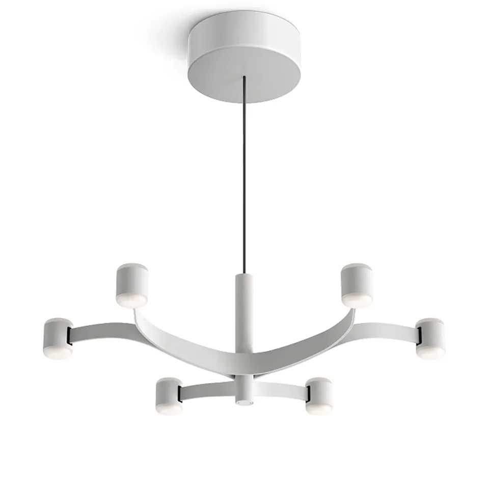 Fronda 6 Phase-Cut chandelier