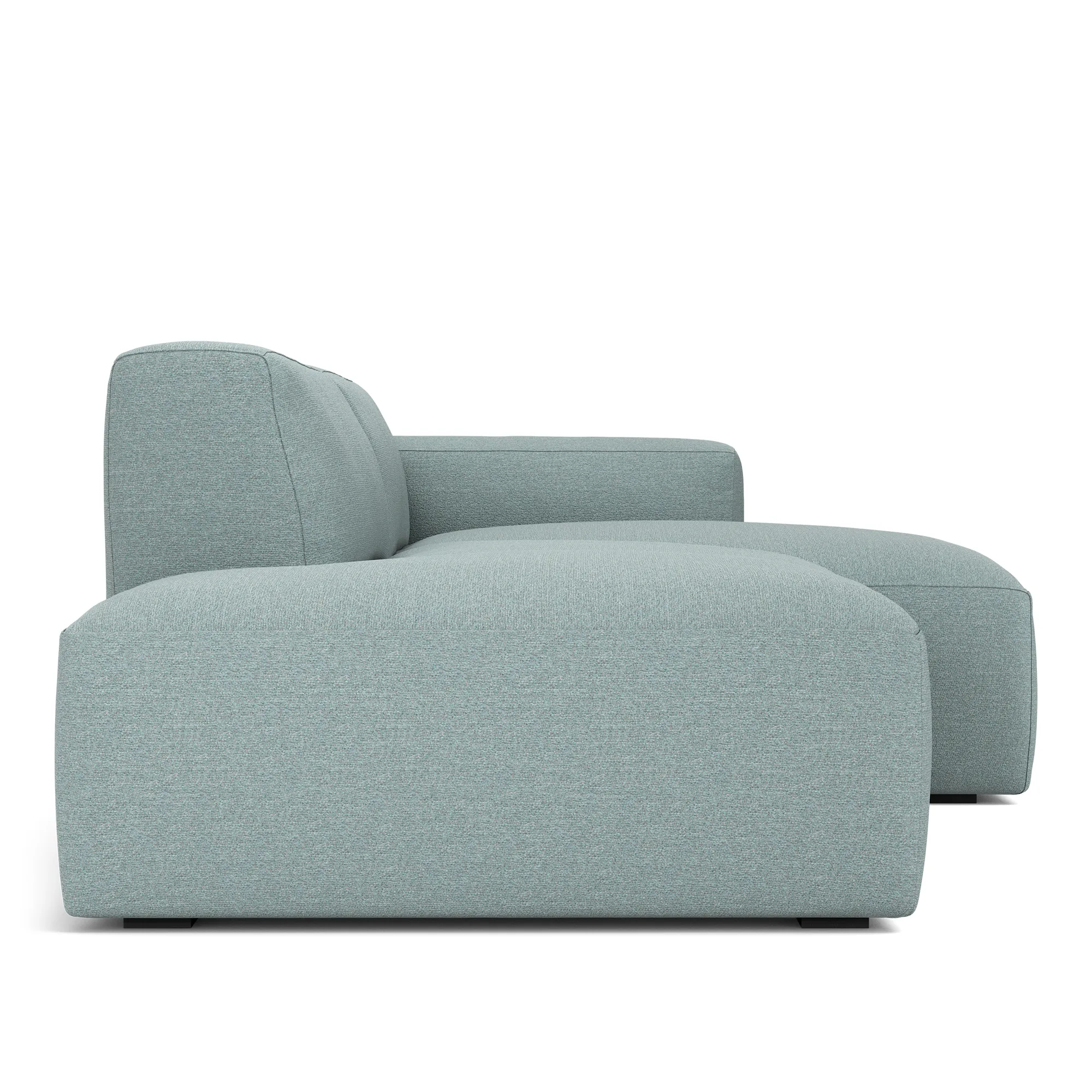Brick 2-Seater Chaise Lounge Open End Left - 3
