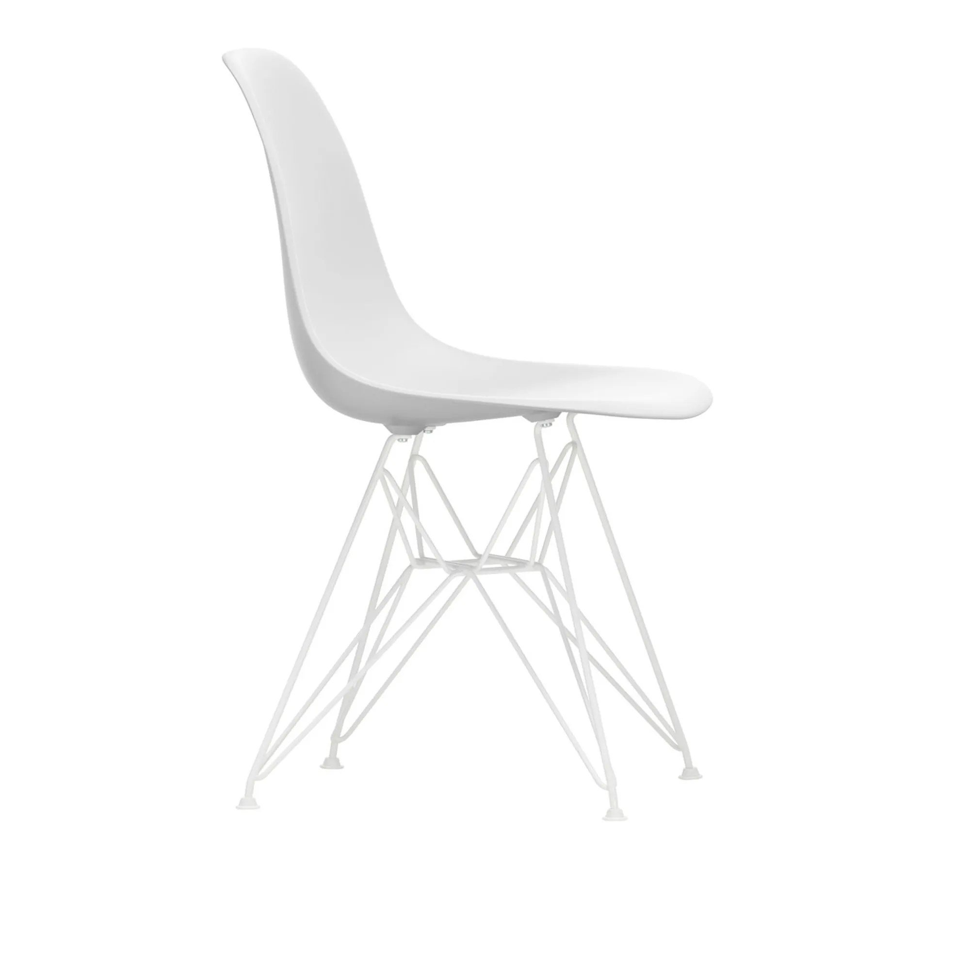 Eames RE Plastic Chair DSR tuoli White - 1