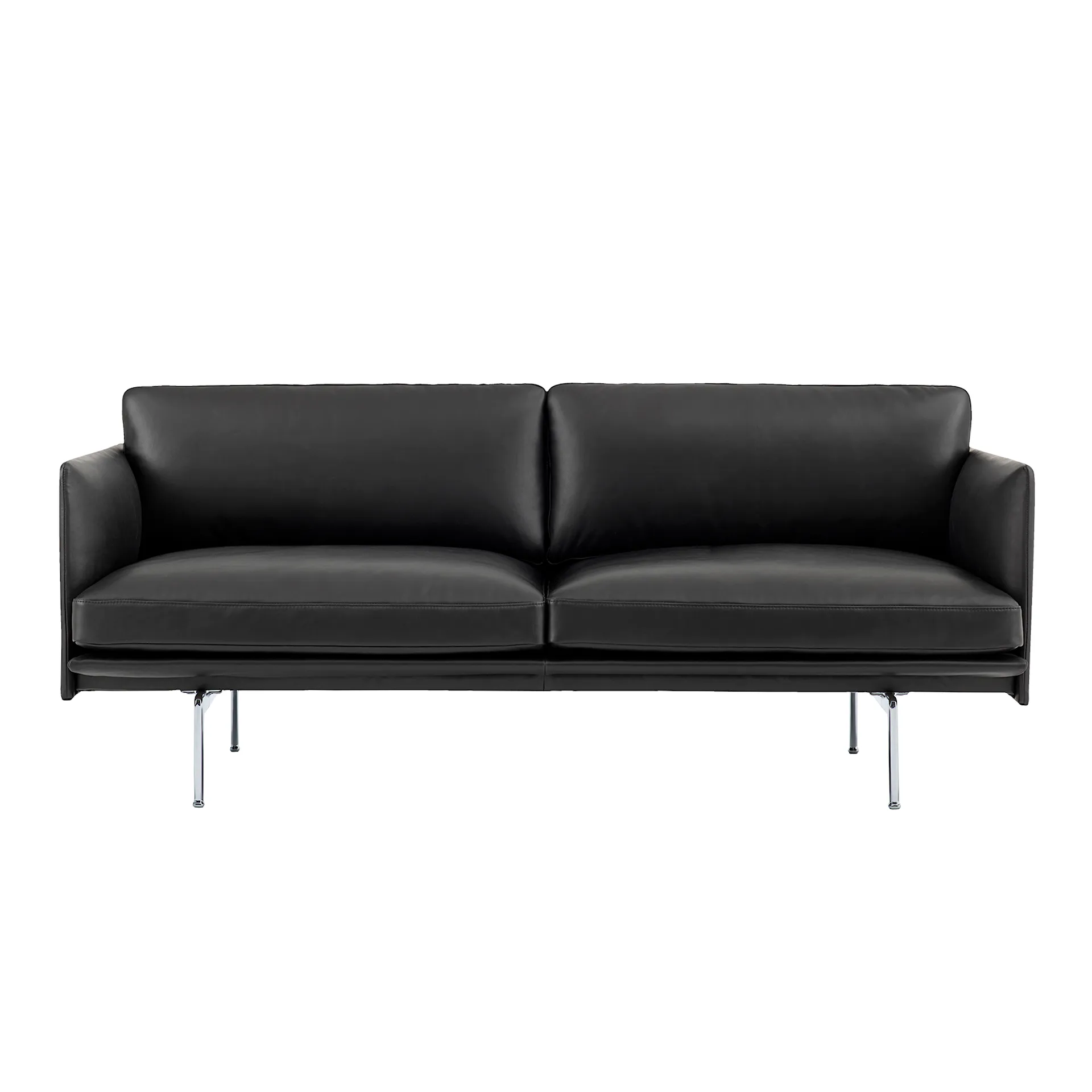 Outline 2-Seater / Polished Aluminium Base - Muuto - NO GA