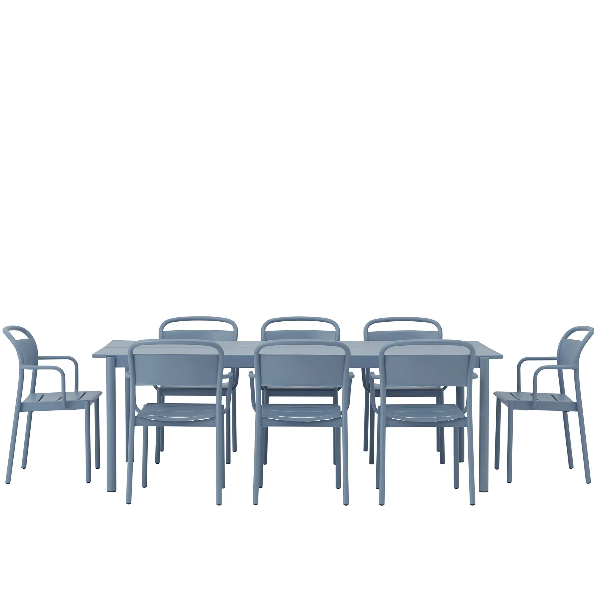 Linear Steel Table 220 x 90 cm - 9