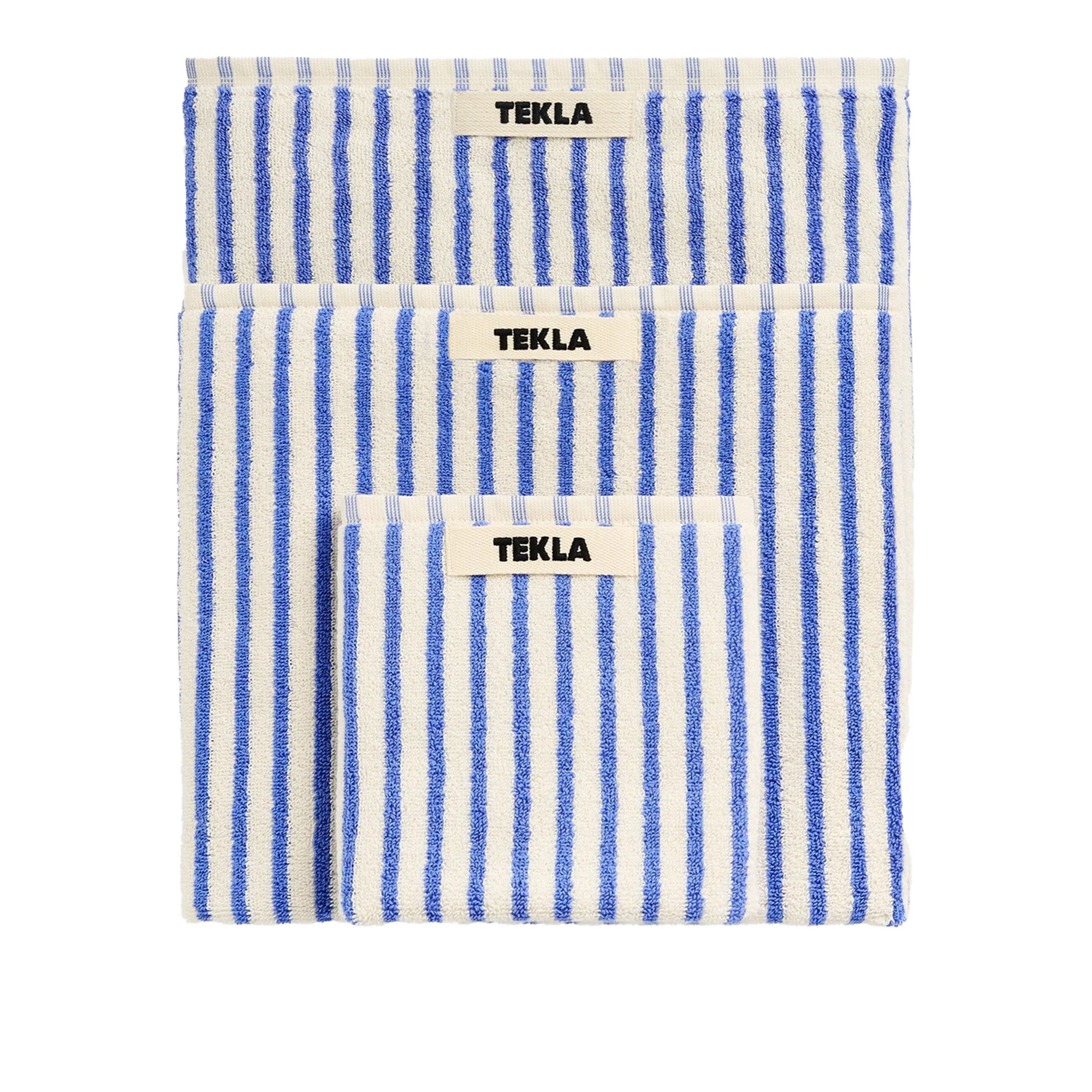 Terry Coastal Blue Stripes pyyhe - 1