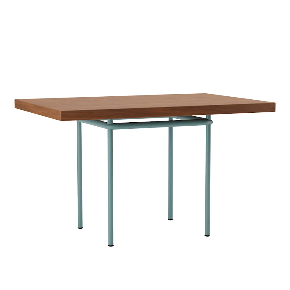 LC12 La Roche Table, Light Blue Enamel Steel Base