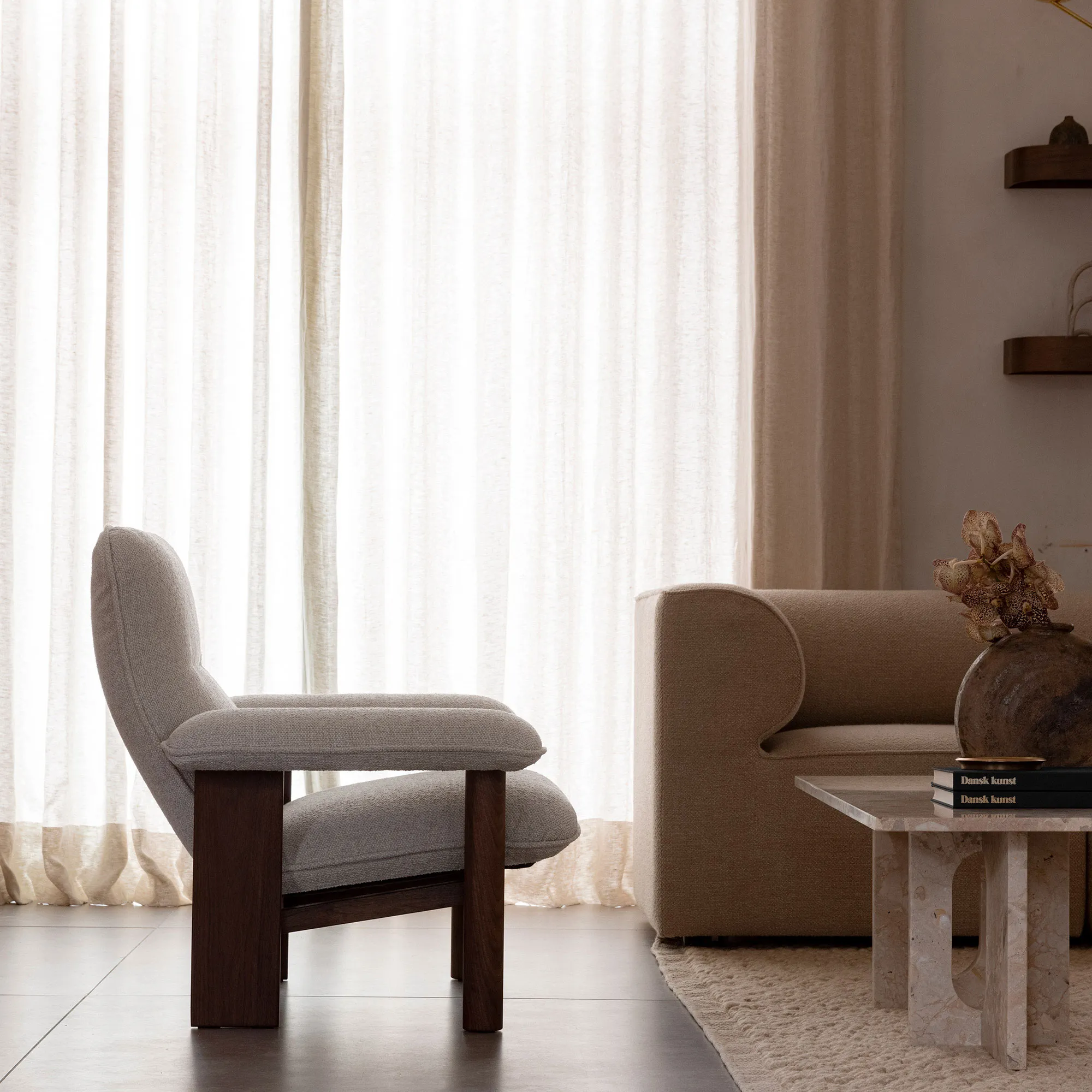 Brasilia fauteuil donker gebeitst eiken - 6
