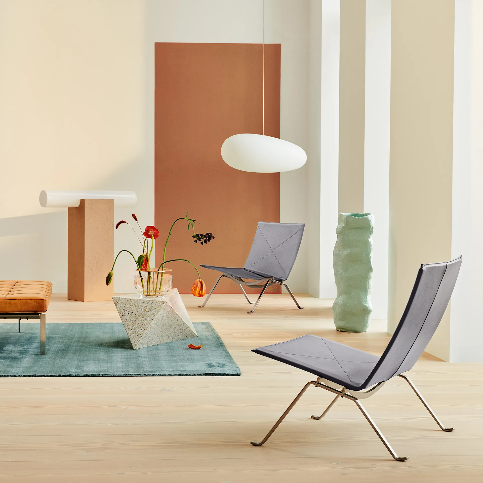 PK22 Armchair Canvas - Fritz Hansen - Poul Kjærholm - NO GA