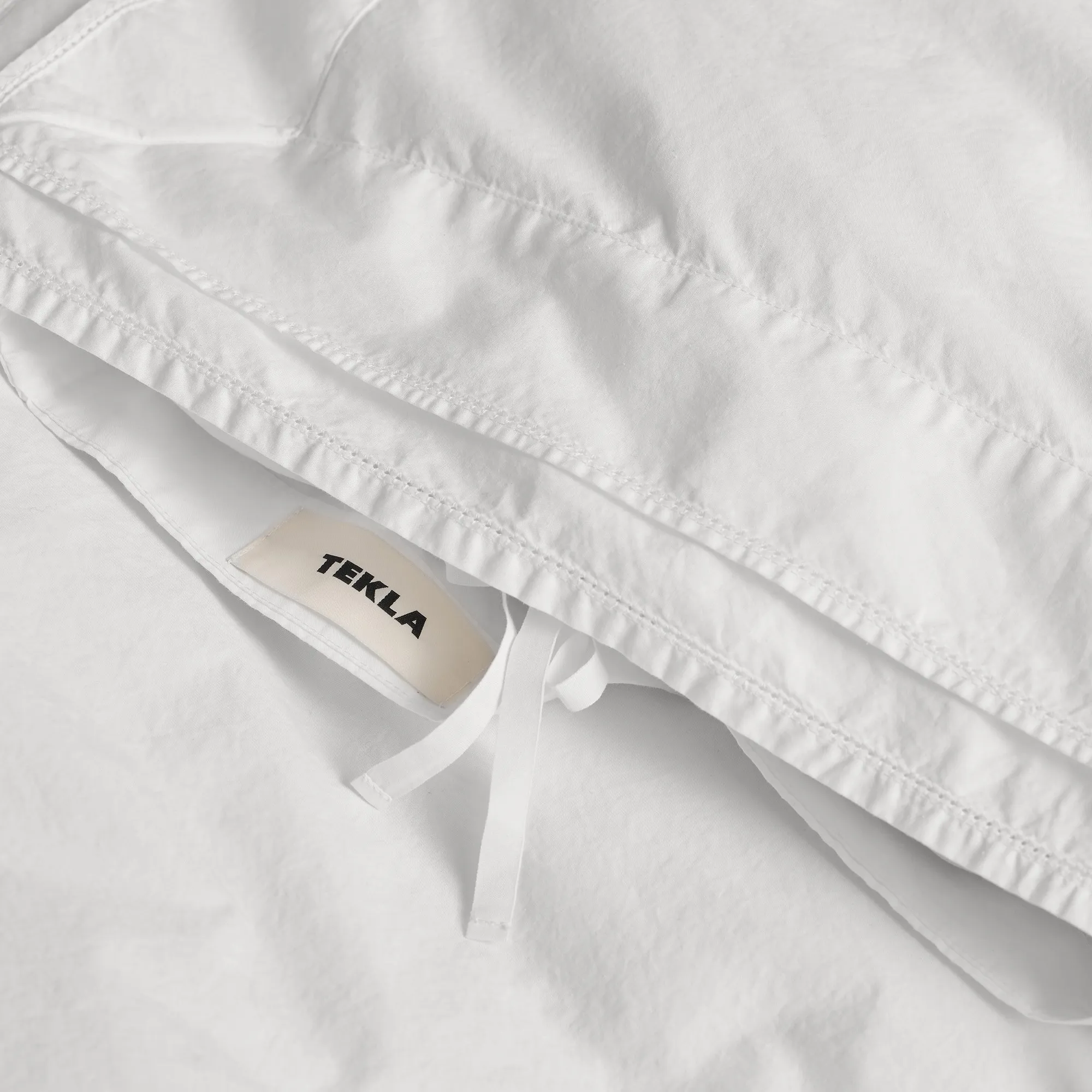 Broderie Anglaise Perle Broken White Duvet Cover - 8