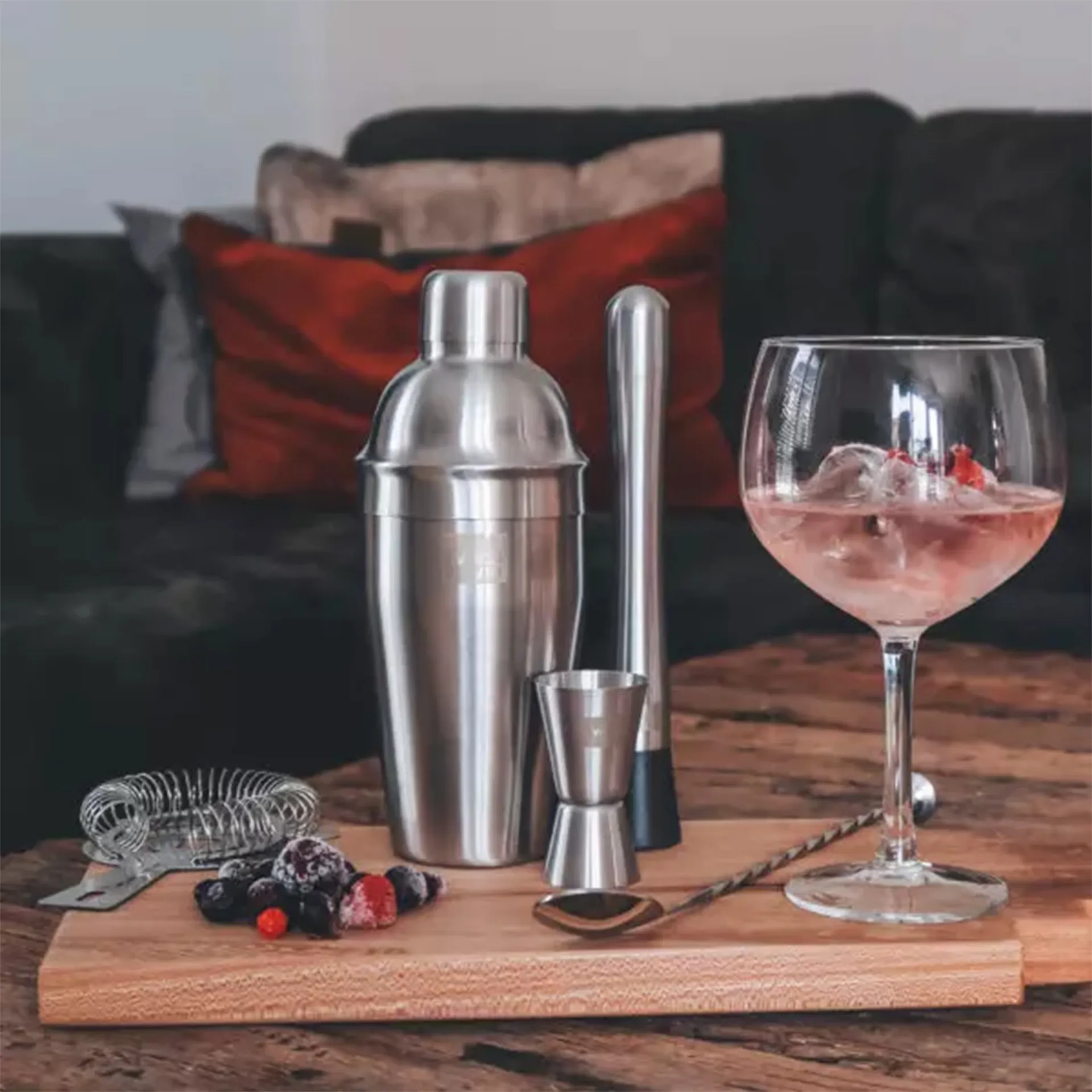 Cocktail Shaker Stainless Steel - Vacu vin - NO GA