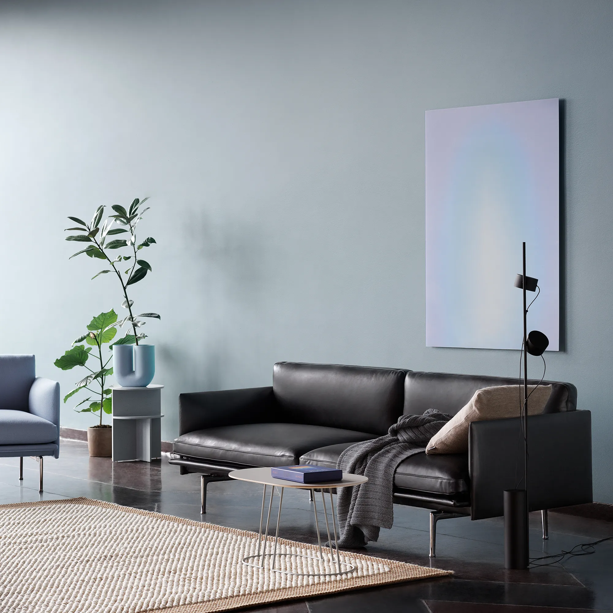 Outline 3-Seater / Polished Aluminium Base - 6