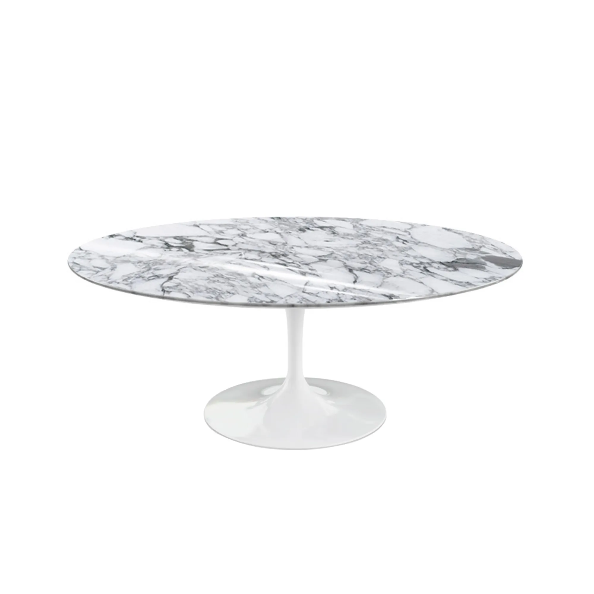 Saarinen Oval Coffee Table White - 1