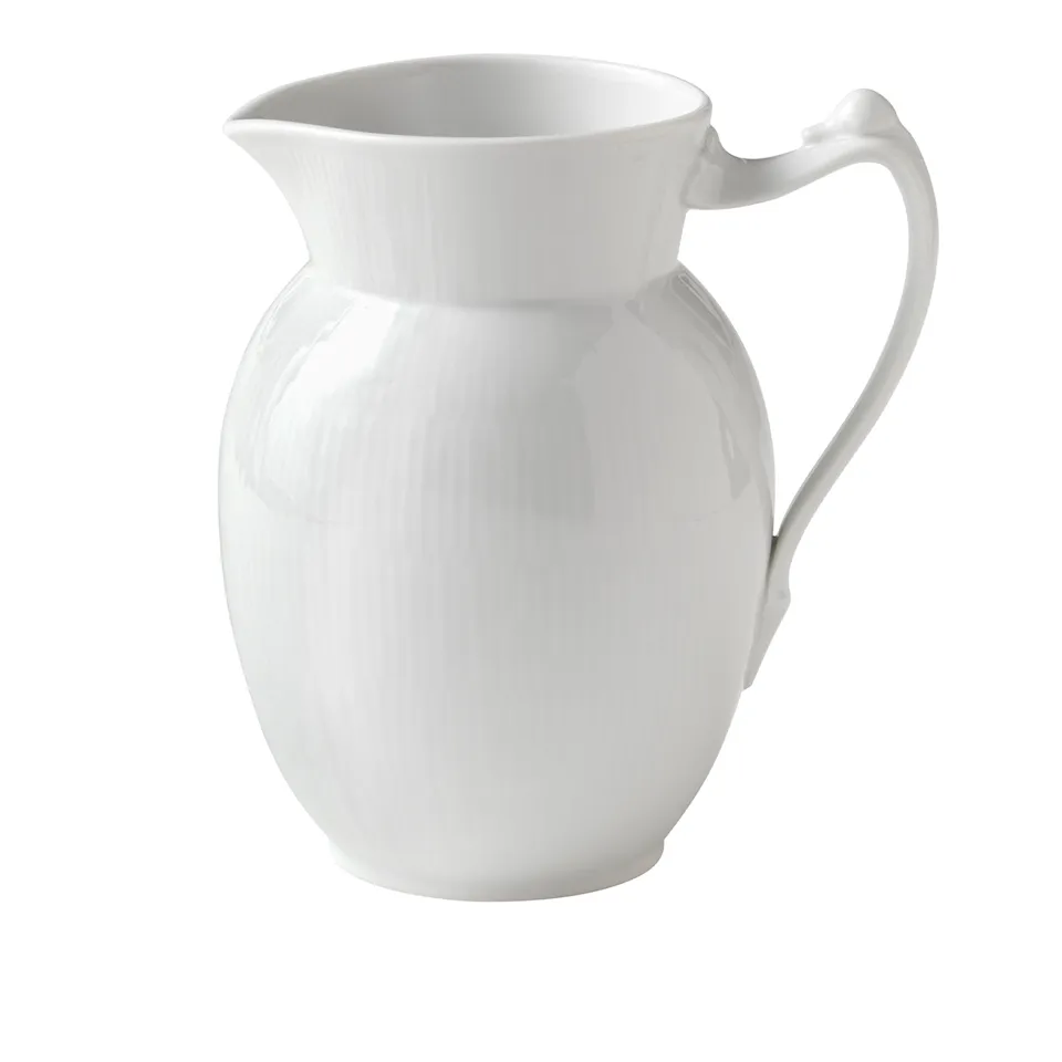 White Fluted Jug 1.7 L