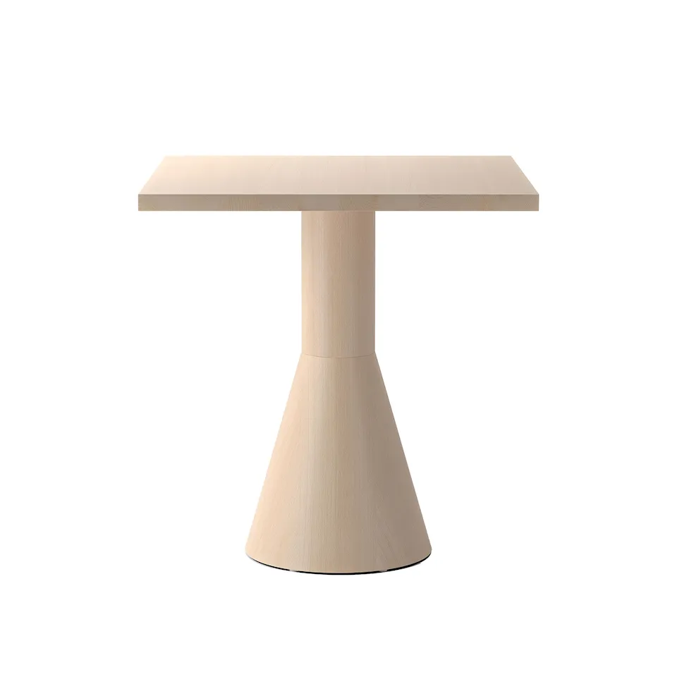 Draft Dining Table H730, W700, L700, Natural Beech