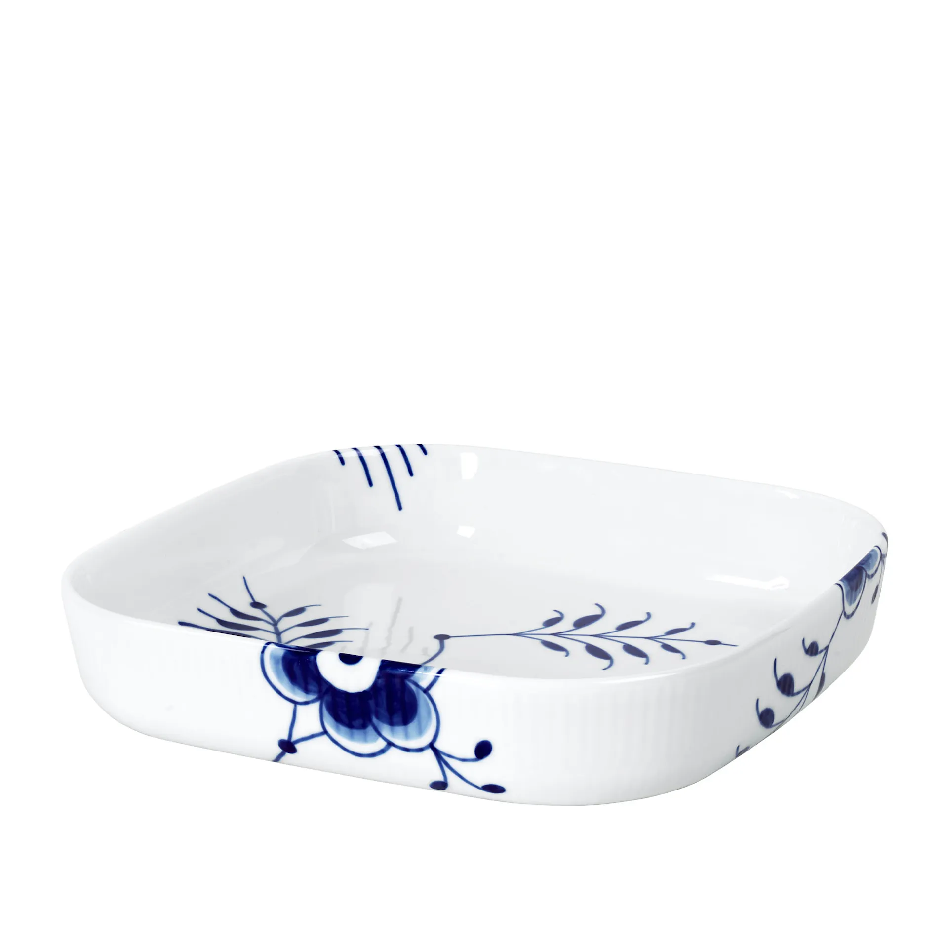 Blue Fluted Mega Square Baking Dish 25 x 25 cm - Royal Copenhagen - NO GA