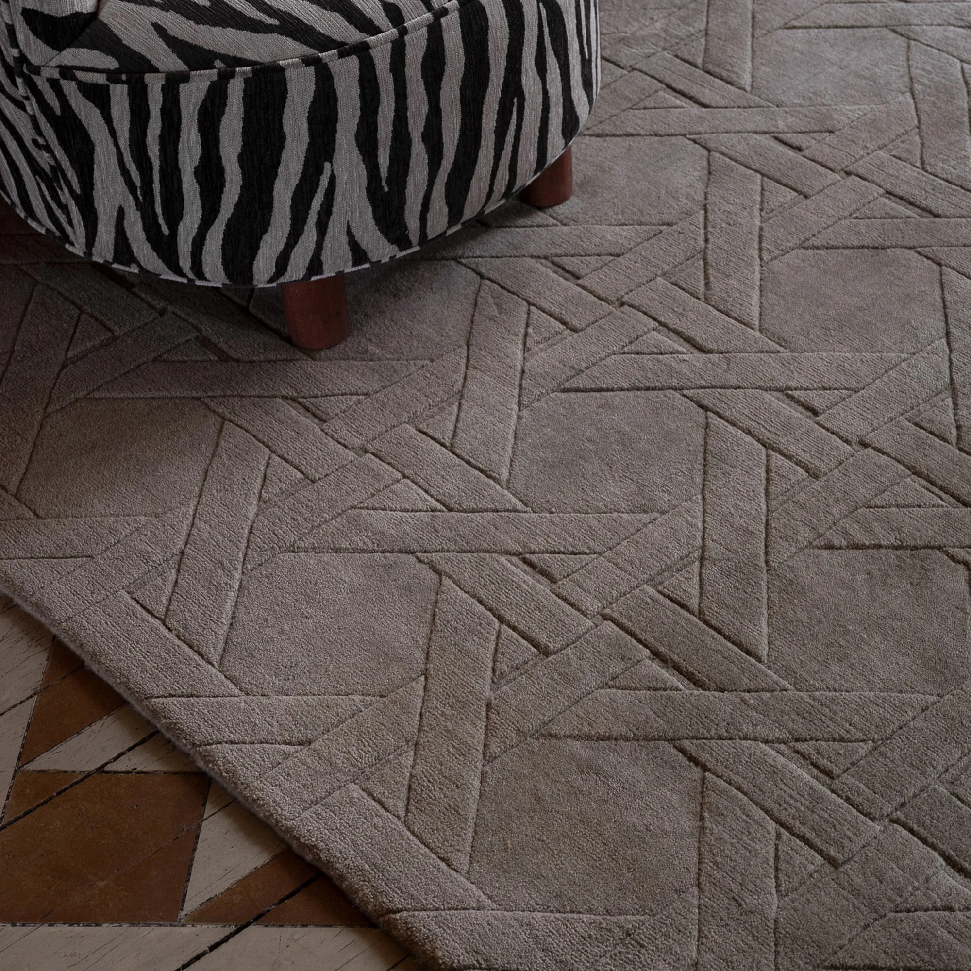Manuela Light Beige Wool Rug - 3