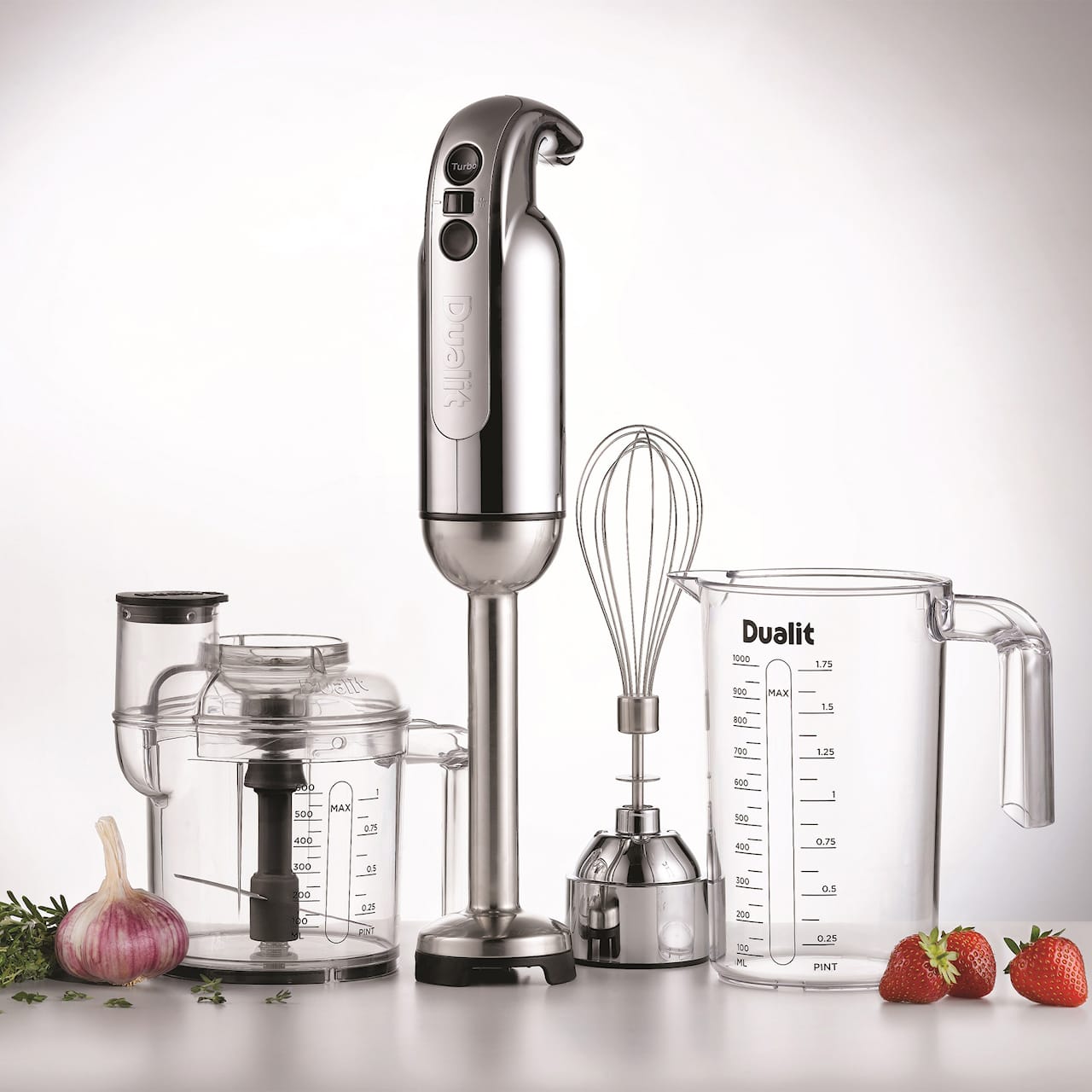 Hand blender with accessories