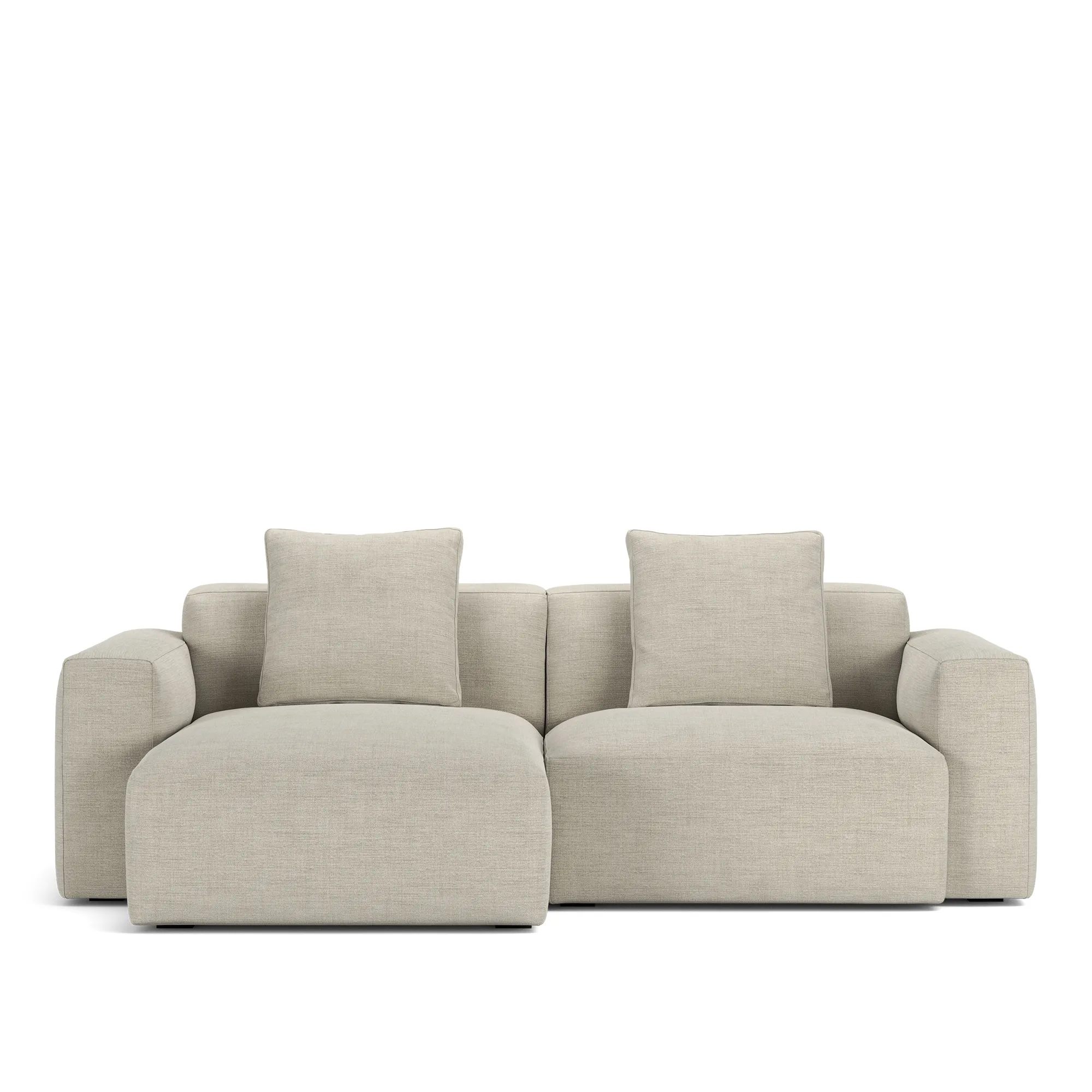 Brick 2-Seater Chaise Lounge Left - 10