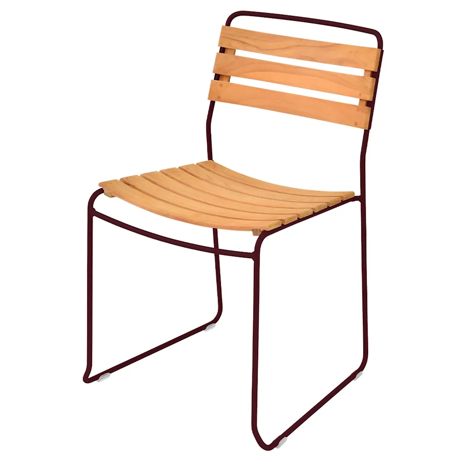 Surprising Teak Chair - Black Cherry