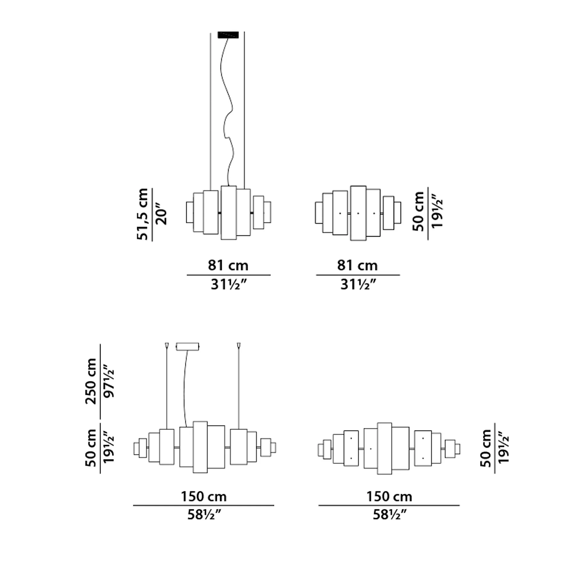 Lais Hanging Lamp - Baxter - NO GA