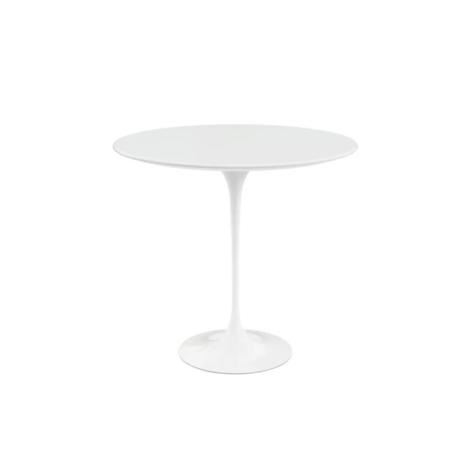 Saarinen Oval sivupöytä White