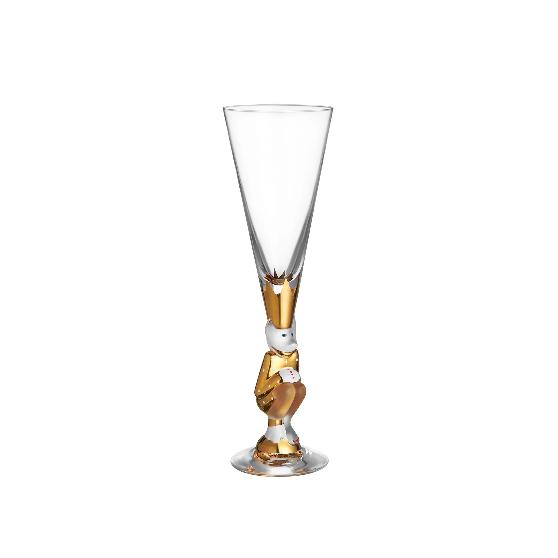 The Sparkling Devil Champagneglas Guld 19 cl - Orrefors - NO GA