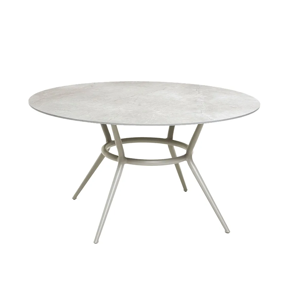 Joy Round Table 144, Fossil Ceramic Grey